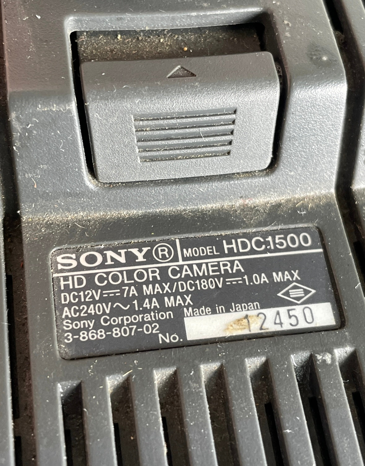 Sony HDC1500 HD Color Camera video studio