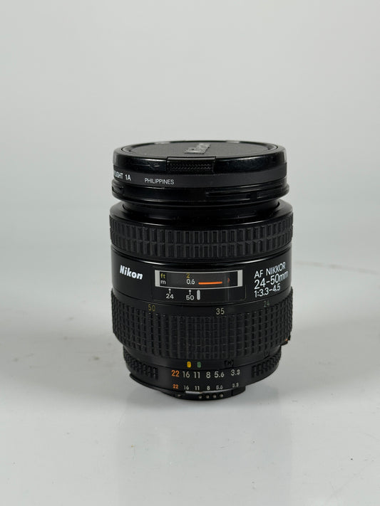 Nikon AF NIKKOR 24-50mm F3.3-4.5 Wide Zoom Lens