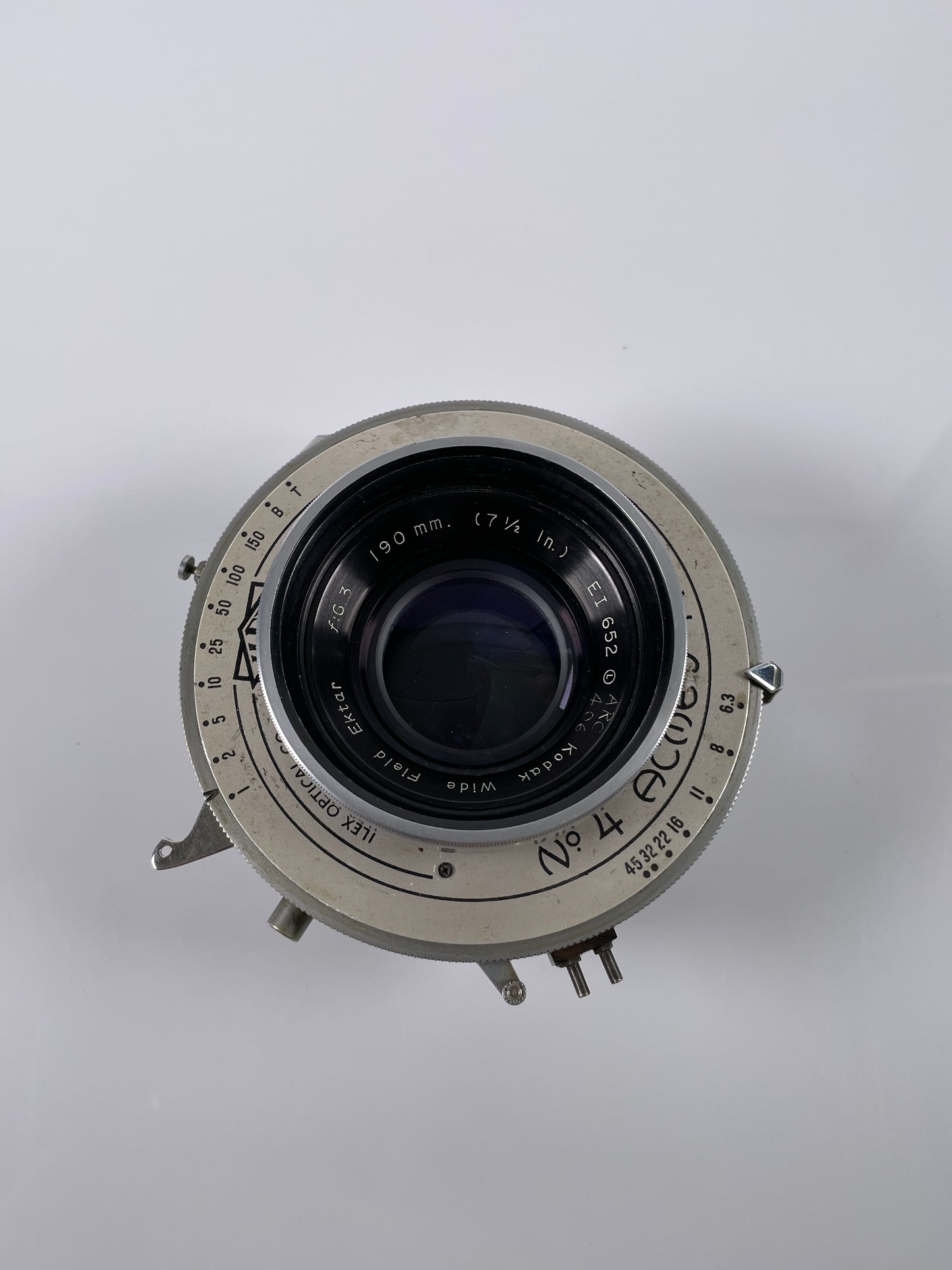 Kodak 190mm f6.3 Wide Field Ektar large format Lens