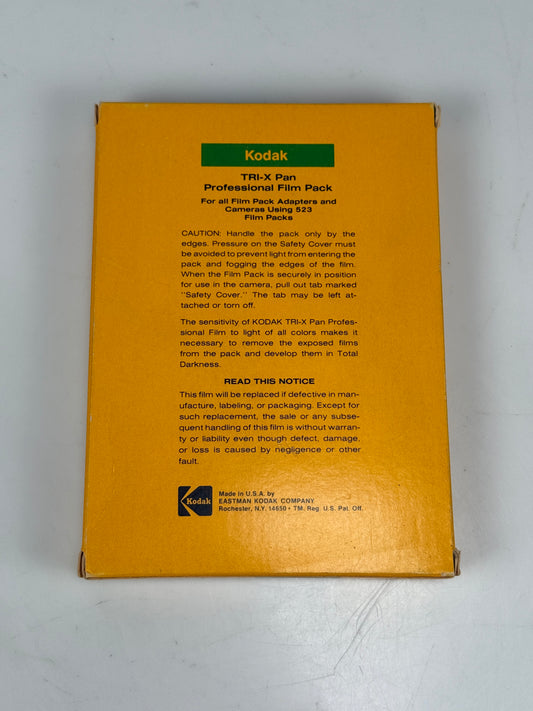 Kodak TRI-X Pan TX Black & White Film 16 Sheets pack 4x5"