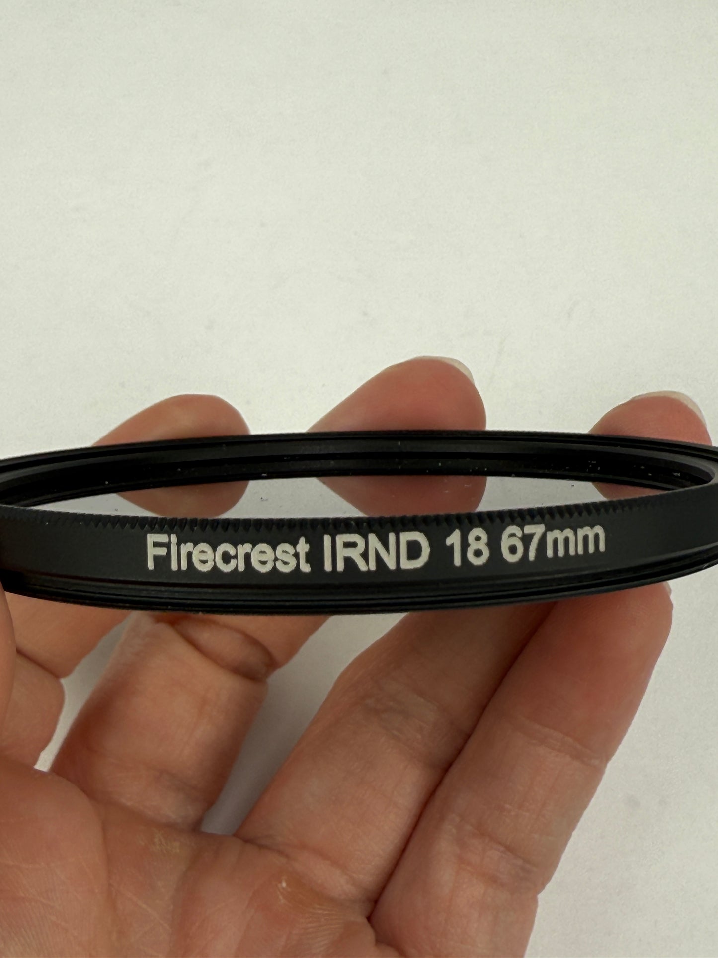 Firecrest IRND (neutral density) 18-stop filter 67mm lens filter
