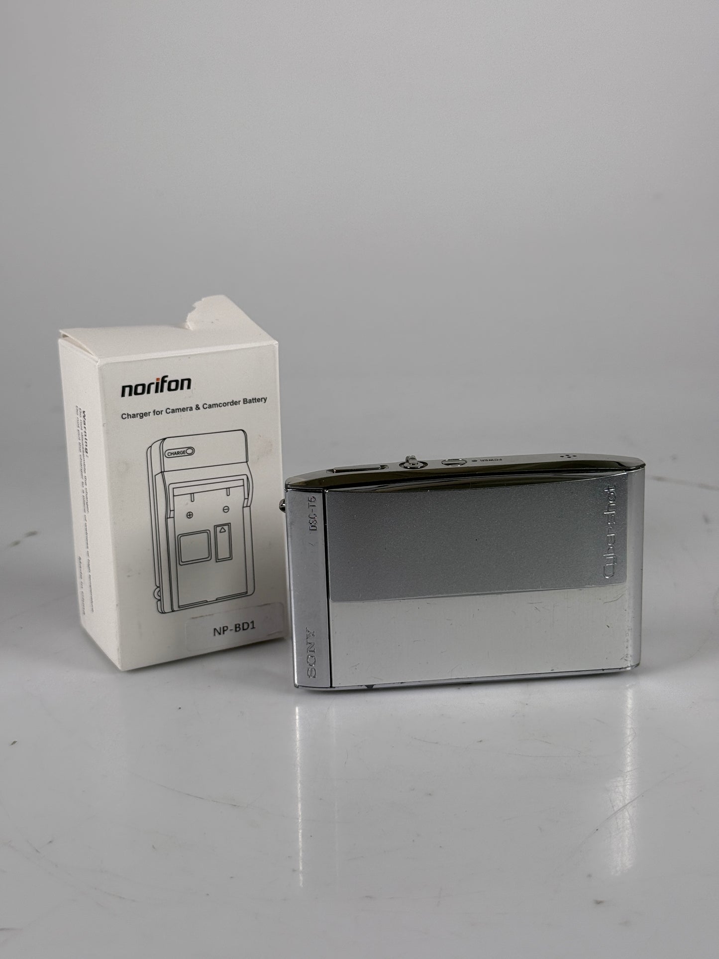 Sony Cybershot DSC-T5 5.1MP Digital Camera with 3x Optical Zoom Silver