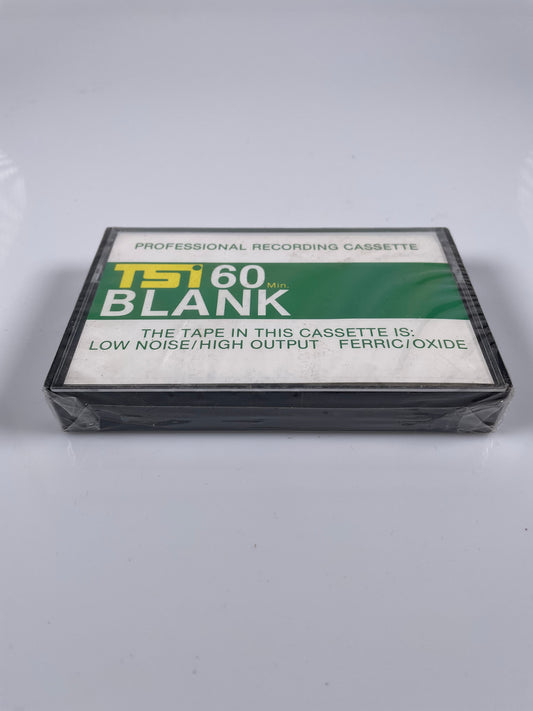 TSI 60 min minuet Blank Audio Cassette Tape (Sealed) Military surplus
