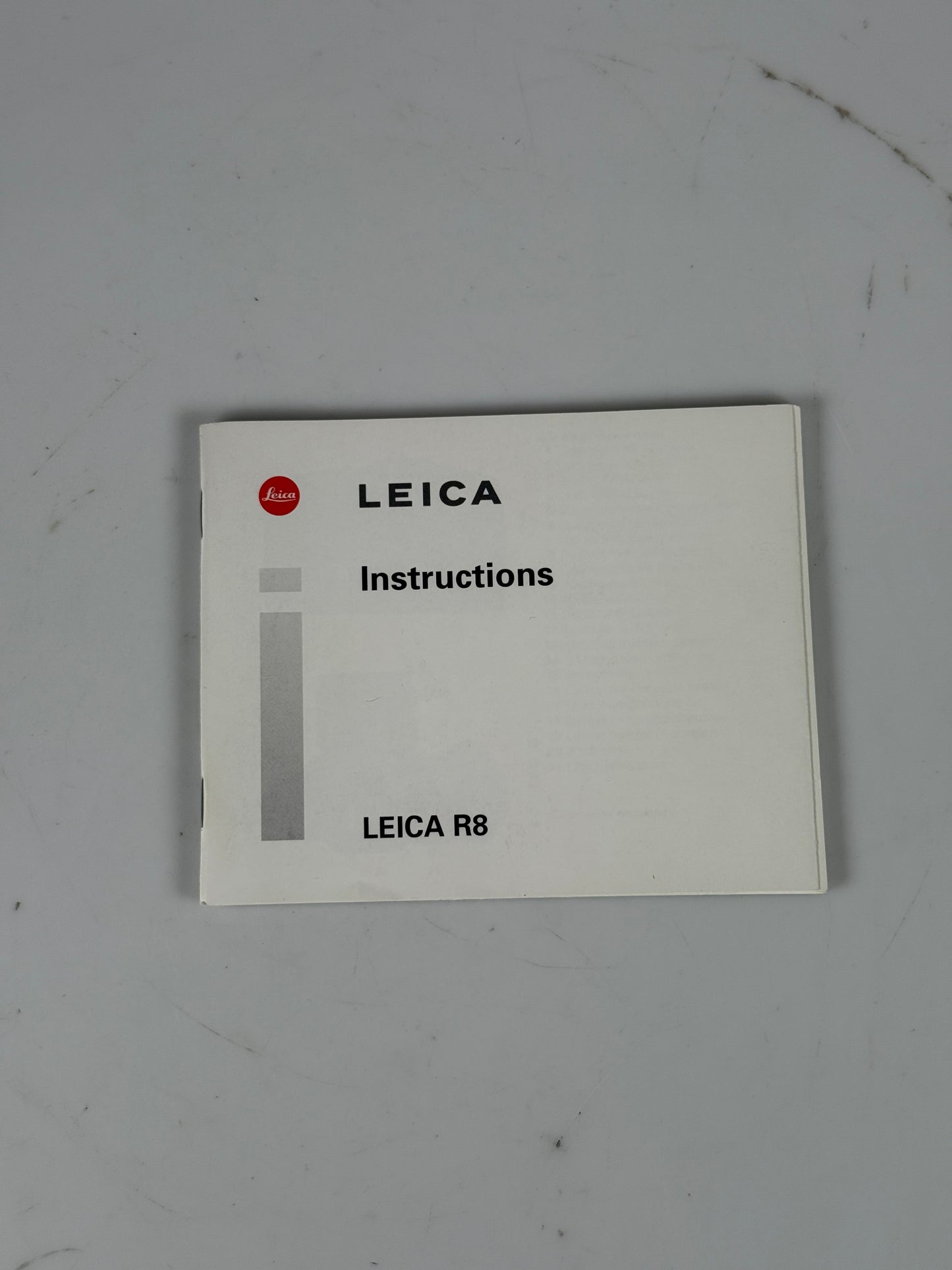 Leica R8 body Instruction Manual Booklet German