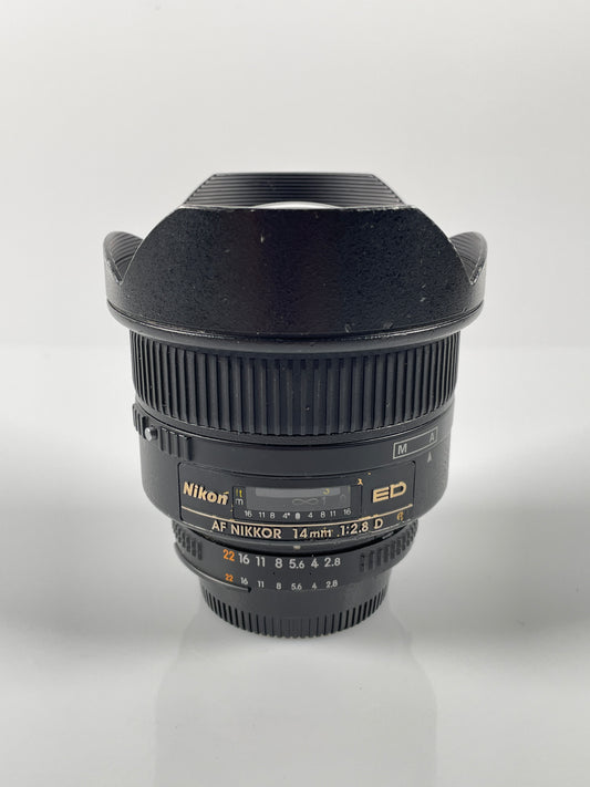 Nikon AF NIKKOR 14mm f2.8 D ED RF Aspherical Wide Angle Lens