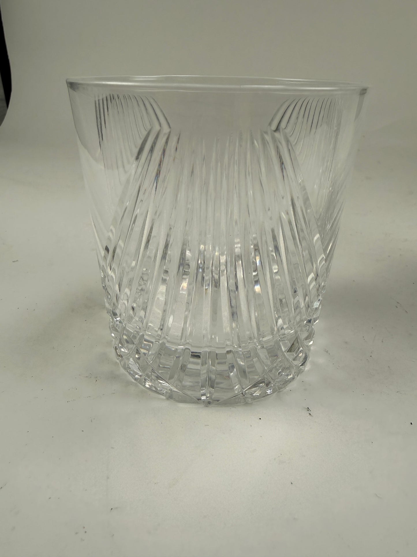 Cut Crystal Rock Rocks/Whiskey Glass set of 2