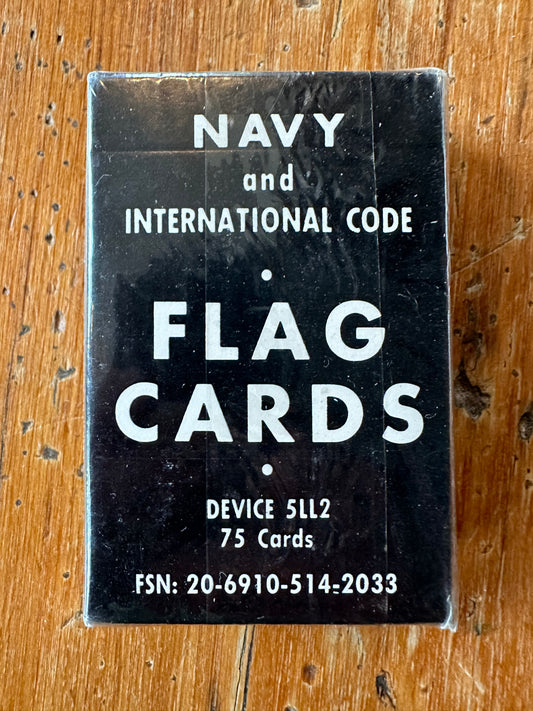 Navy and International Code Flag Cards Device 5LL2 75 cards SEALED