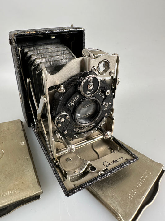 Zeiss Ikon Contessa Nettel Duchessa camera tessar 7.5cm f4.5 RARE