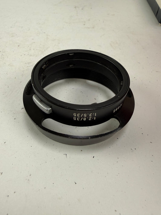 Leica Leitz Wetzlar 12585 Summicron Metal Lens Hood 50mm 35mm f/2 f/2.8 f/3.5