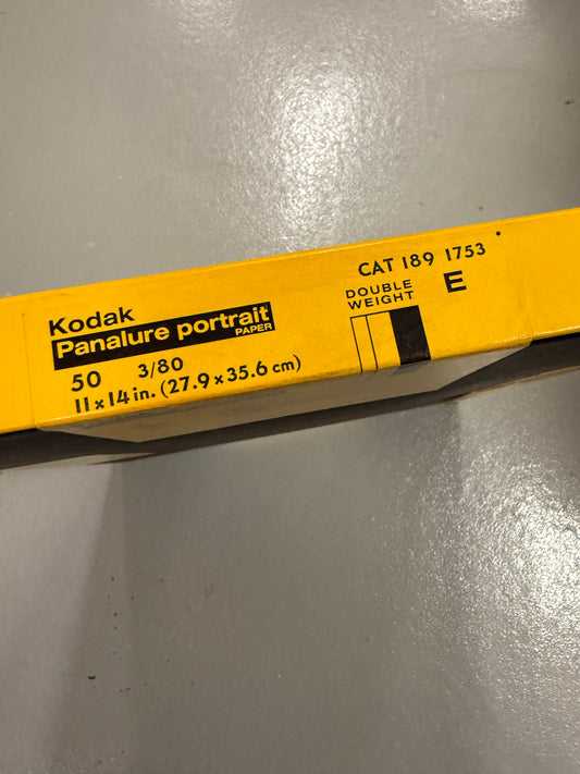 Kodak Panalure Portrait E Paper - 11x14, 50 sheets, SEALED double weight