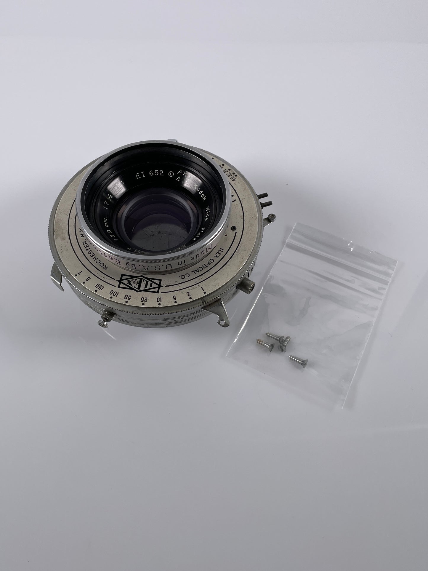 Kodak 190mm f6.3 Wide Field Ektar large format Lens