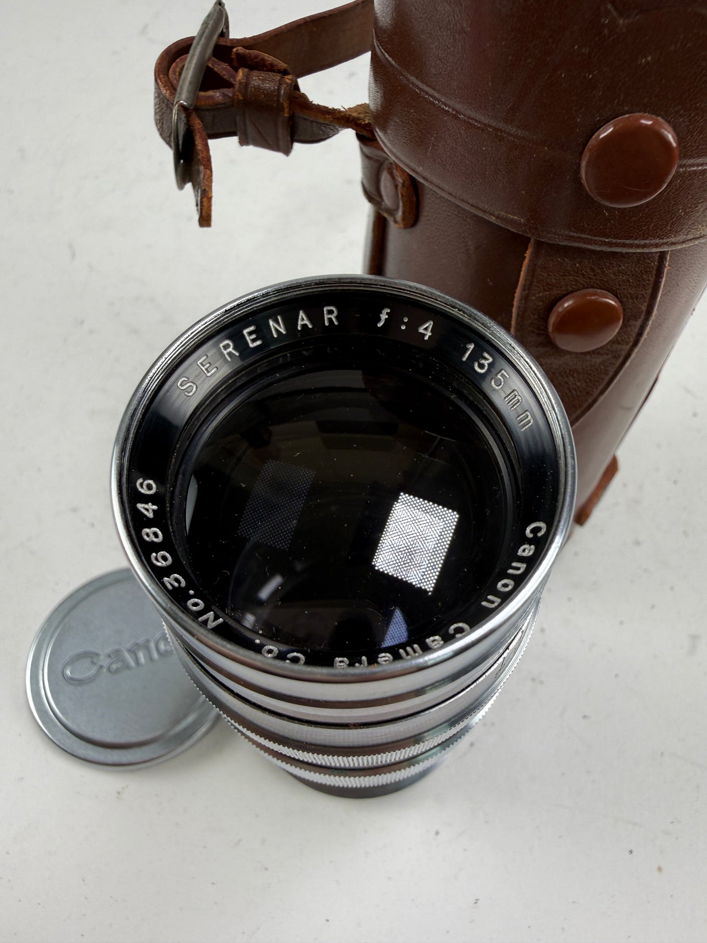 Canon Serenar 135mm f4 Leica Screw Mount LTM L39 Telephoto Lens
