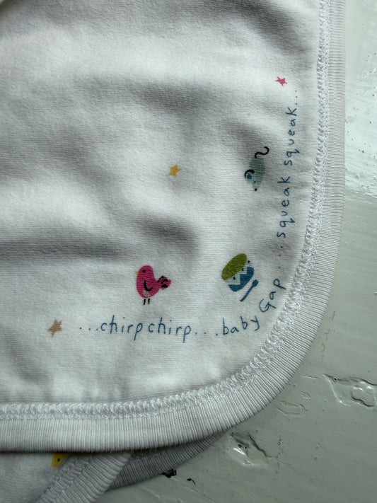 baby GAP chirp squeak Cotton blanket bird drum mouse star clock Vintage