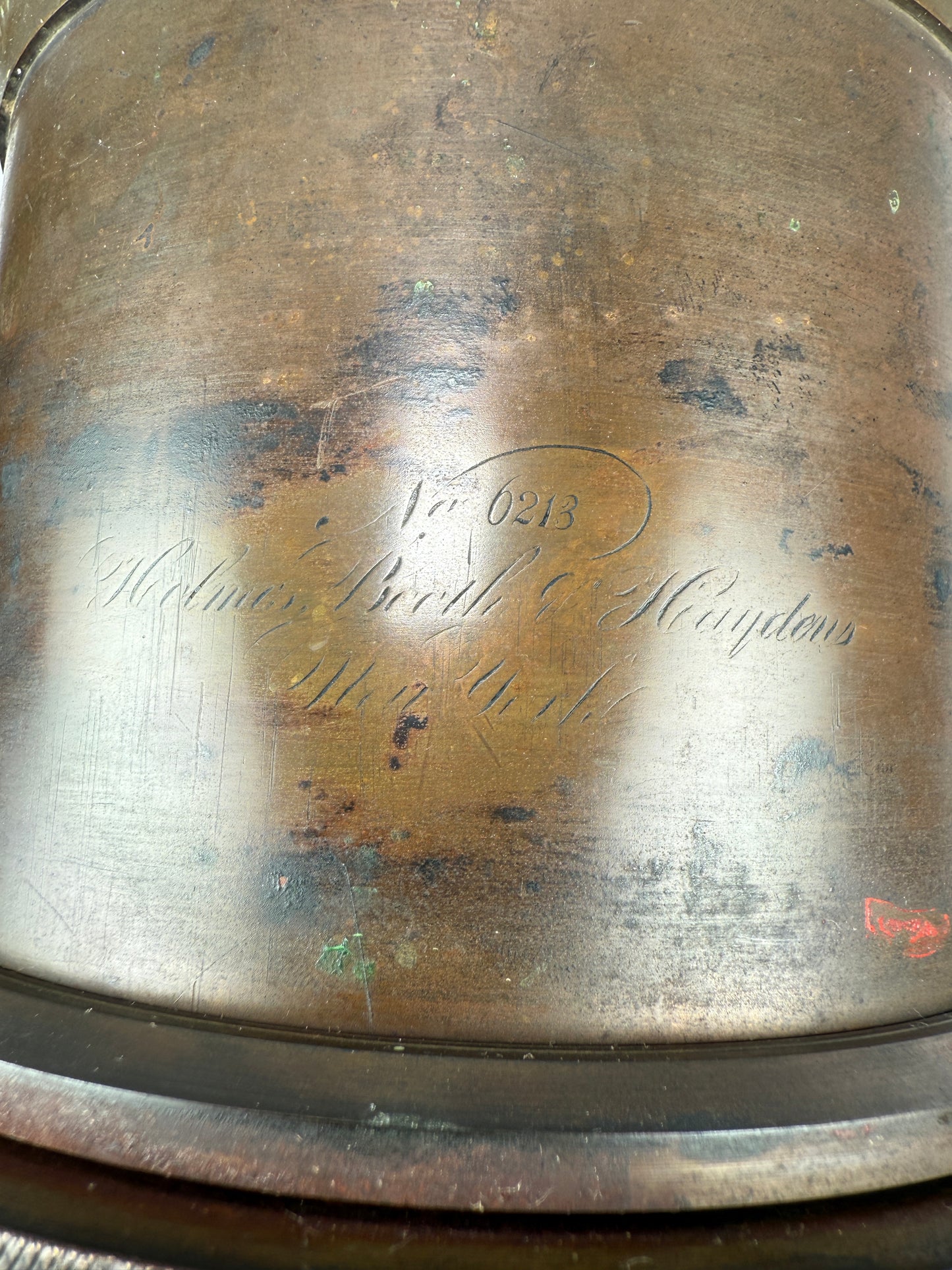 Holmes Booth Haydens early brass camera lens Large SN 6213