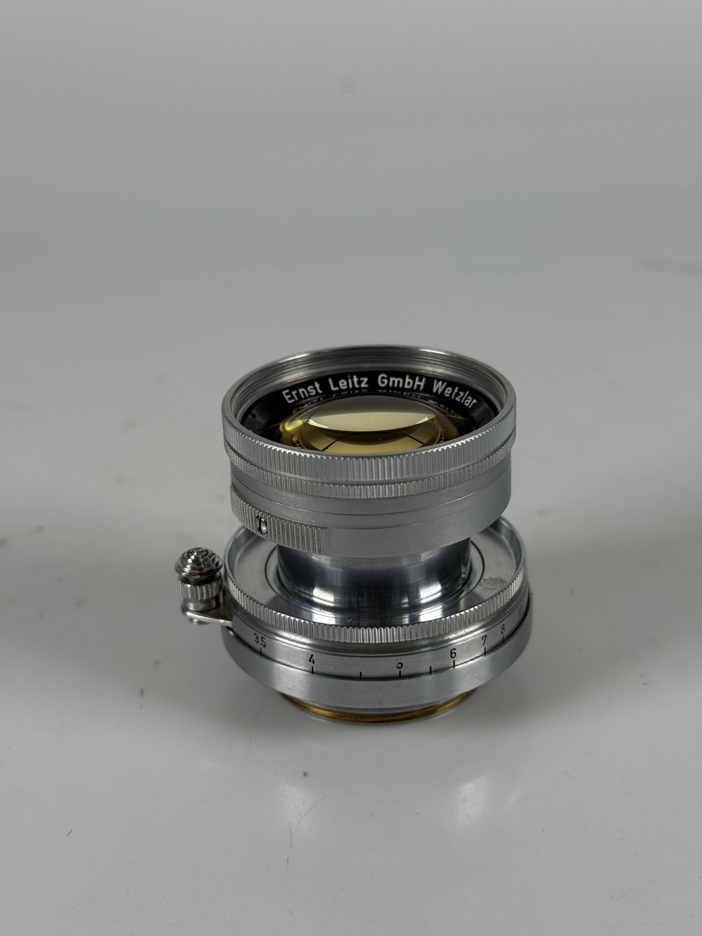 Leica 50mm f2 Summicron Radioactive L39 LTM Screwmount Rangefinder Lens