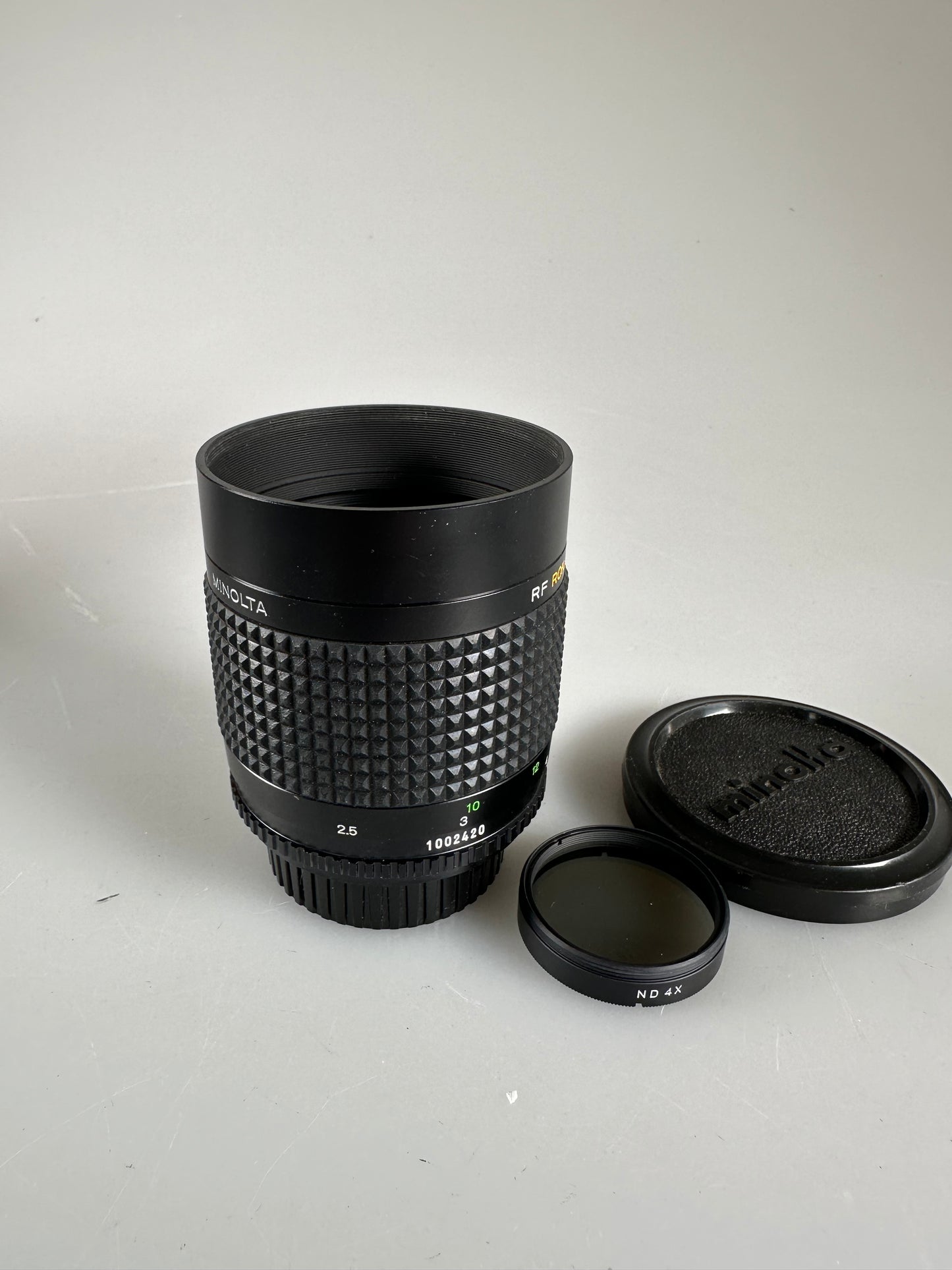 Minolta RF Rokkor-X 250mm f5.6 Telephoto Prime Mirror Lens for MD Mount