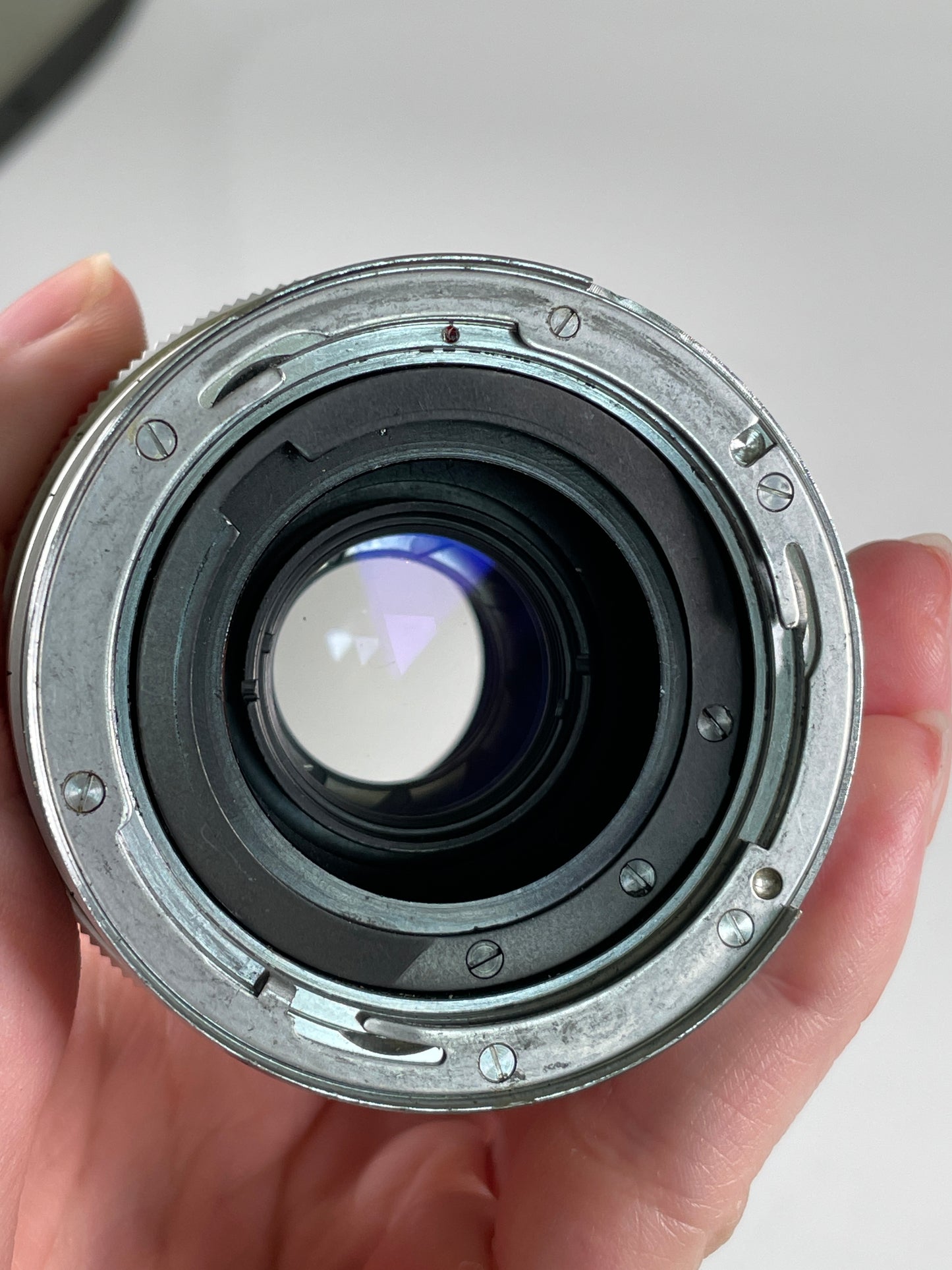 Contarex Carl Zeiss Sonnar 135mm f4 Lens chrome
