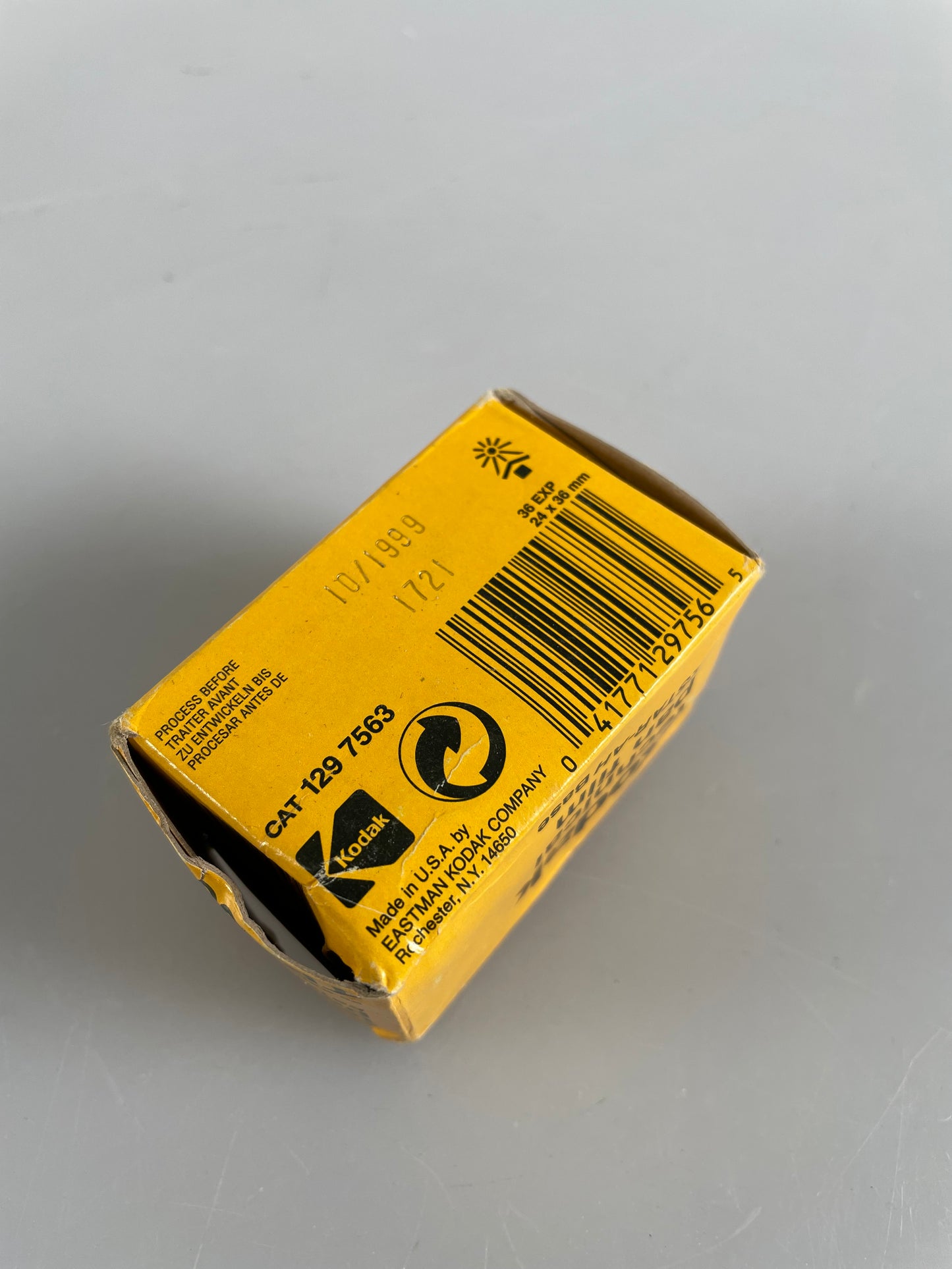 Kodak Technical Pan Film Estar-AH Base 35mm 36exp TP 135-36 Expired 1999