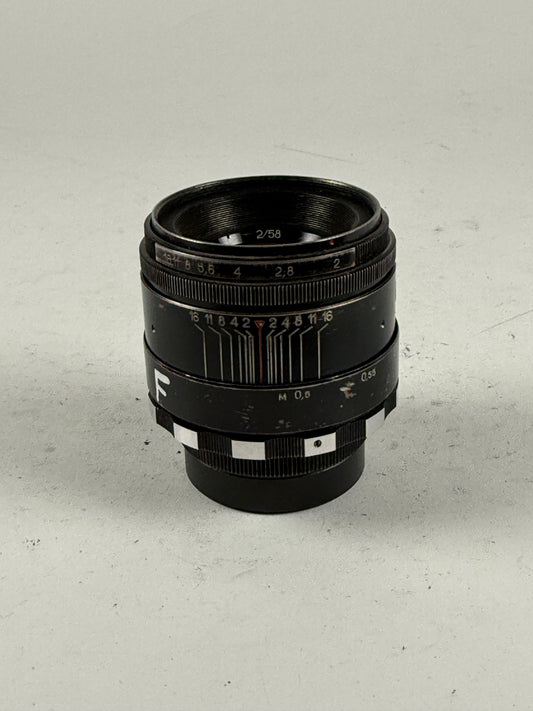 Helios 44 58mm f2 Russian Manual portrait Lens Fixed M42 Mount READ