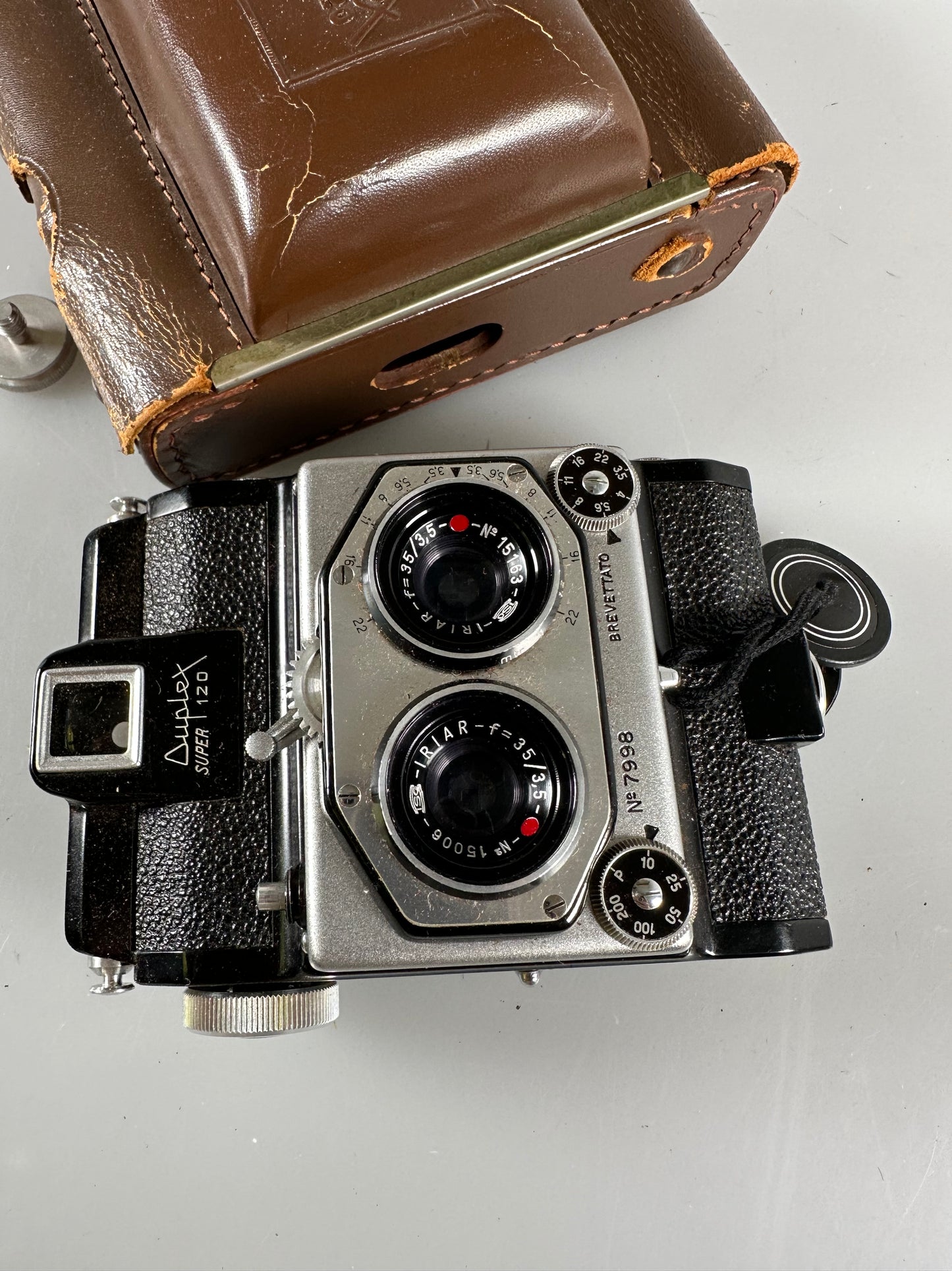 Iso Duplex Super 120 Stereo Camera W/ Slide Viewer Iriar 35mm f3.5