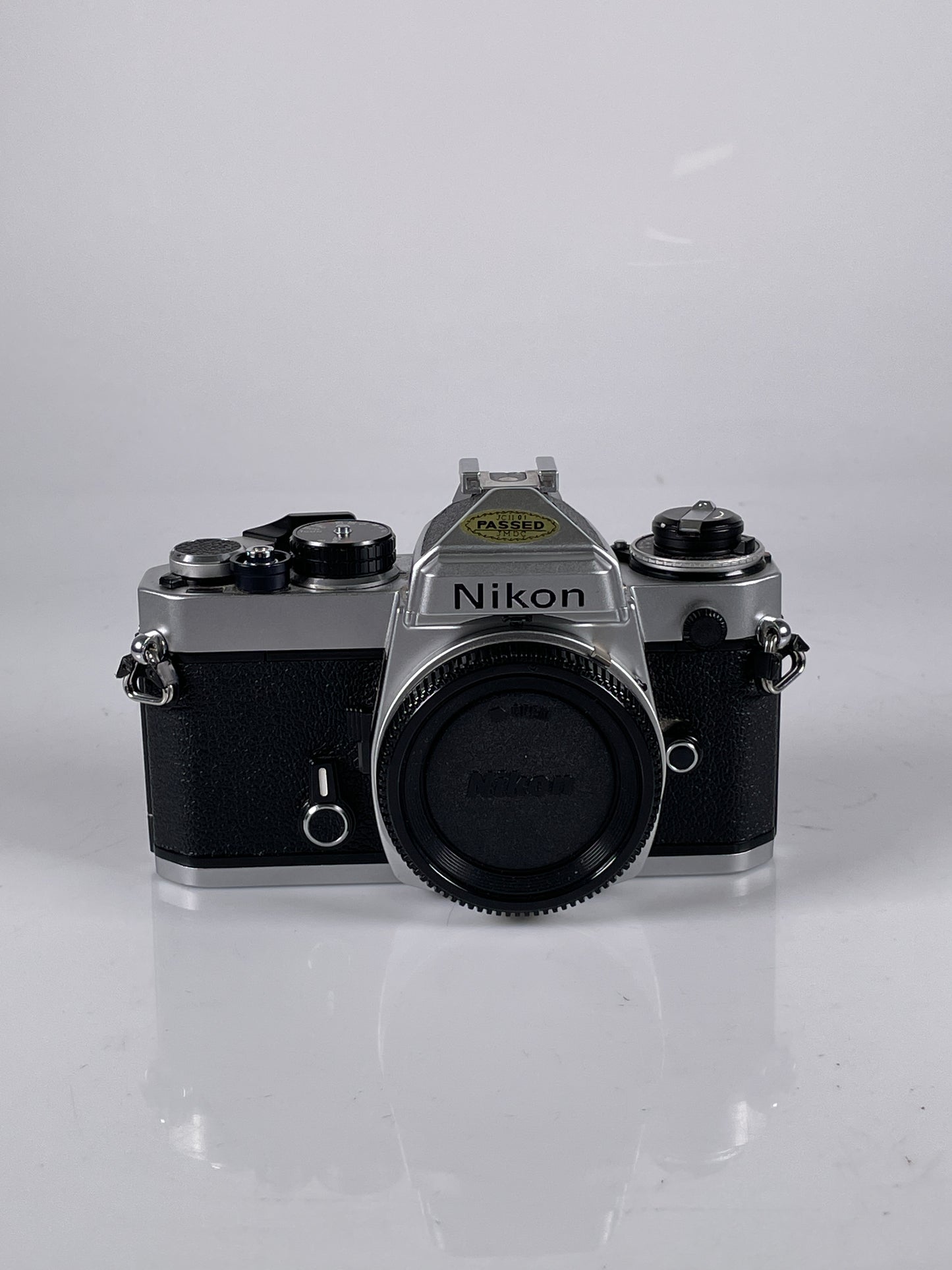 Nikon FE Chrome 35mm SLR Film Camera Body