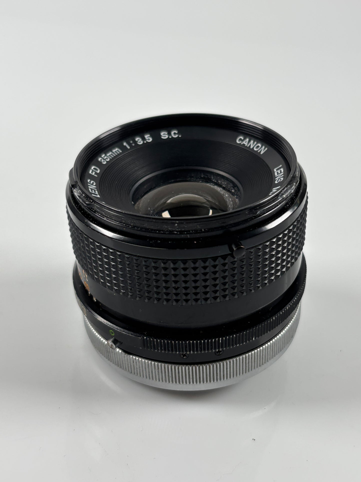 Canon 35mm F3.5 SC FD Breech Mount prime lens