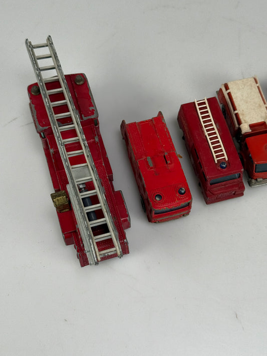 Lesney Matchbox lot of 7 toy cars Fire Engine, Chief 15, 35, 57, 29, 59, 9
