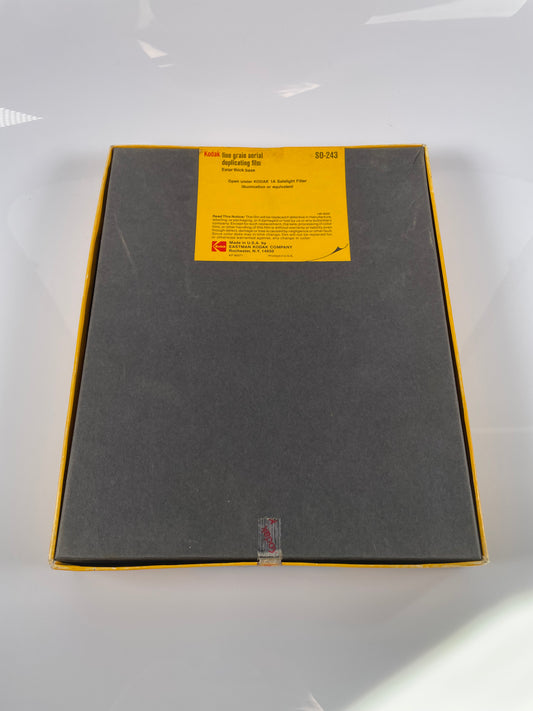 Kodak 8x10 fine grain aerial duplicating film 50 sheets SO-243