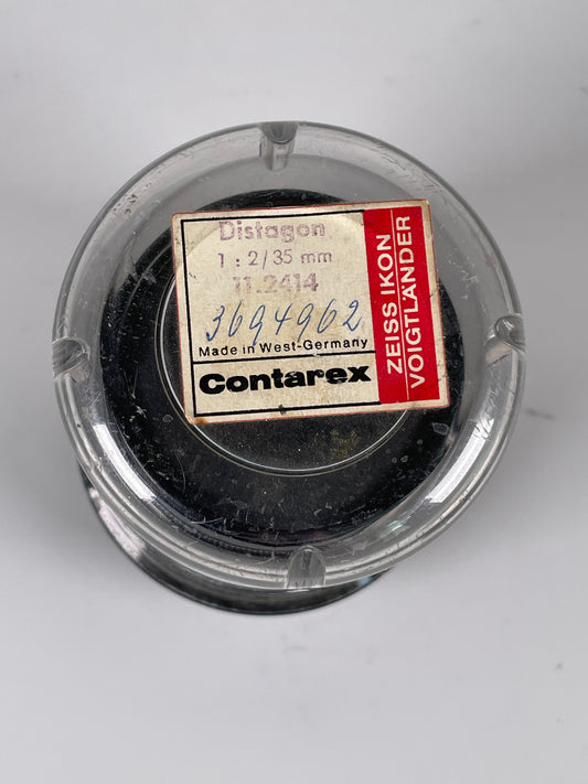 Carl Zeiss Distagon 35mm f2 Black Contarex Bullseye mount