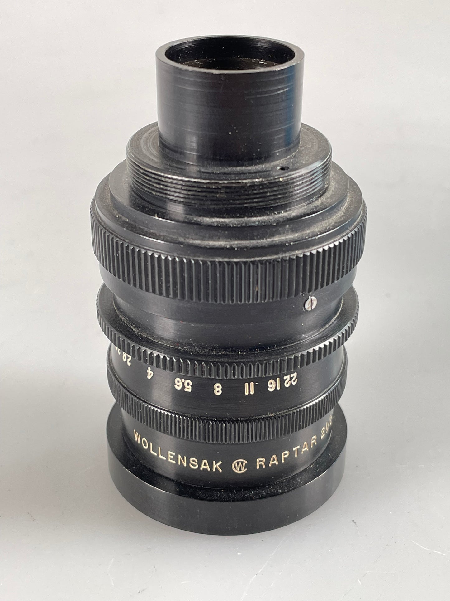 Wollensak Black 2.5in (63mm) f2.5 cinema lens