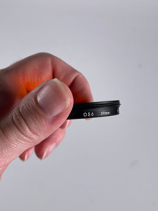Nikon 39mm Orange O56 Glass Filter for Black & White Film