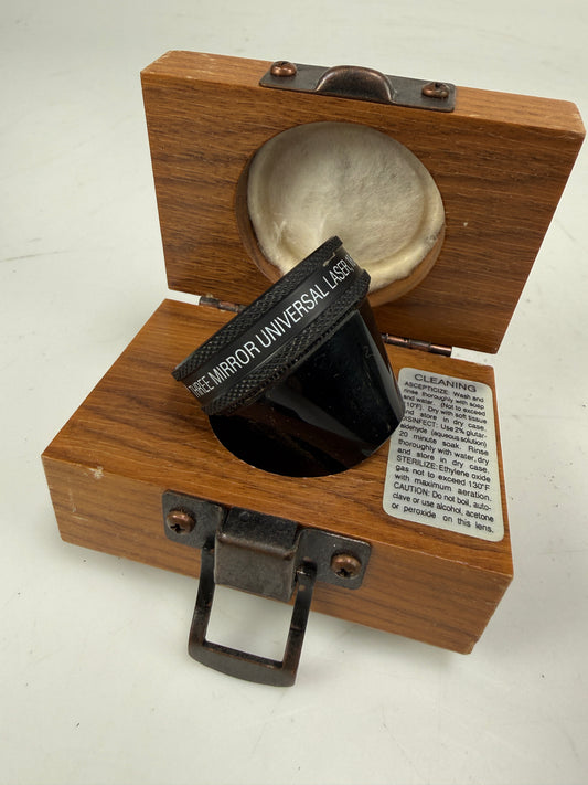 OCULAR INSTRUMENTS Three Mirror Universal Laser 18mm OD Lens with case OG3MA