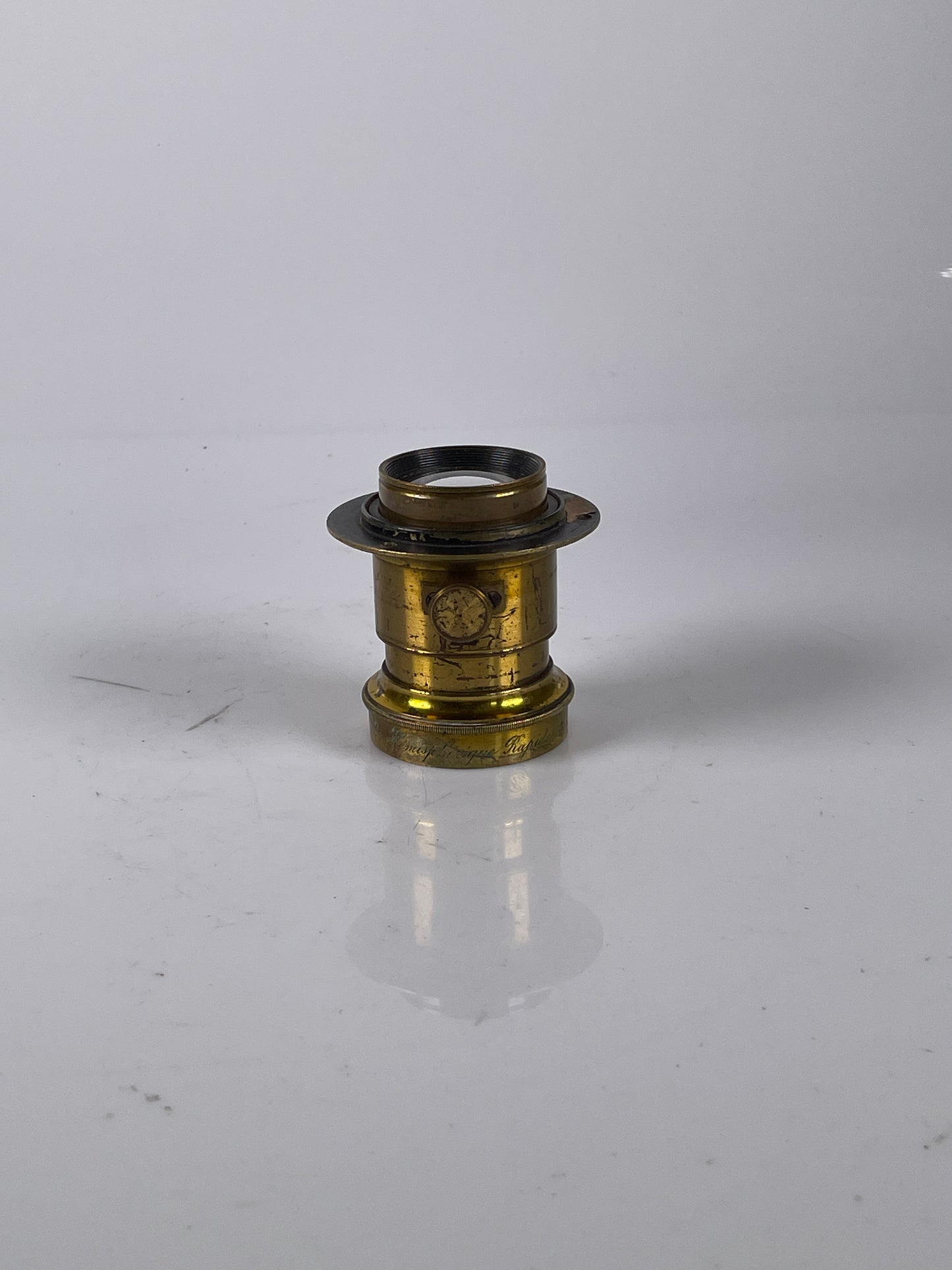 Darlot Paris No 2 Hemispherique Rapide Brass Lens