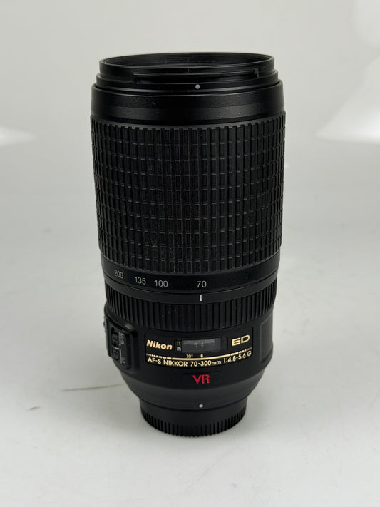 Nikon Nikkor AF-S 70-300mm f4.5-5.6 G ED VR IF Lens AFS