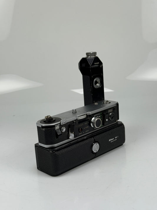 Nikon MD-2 Motor Drive + MB-1 Battery Pack for F2