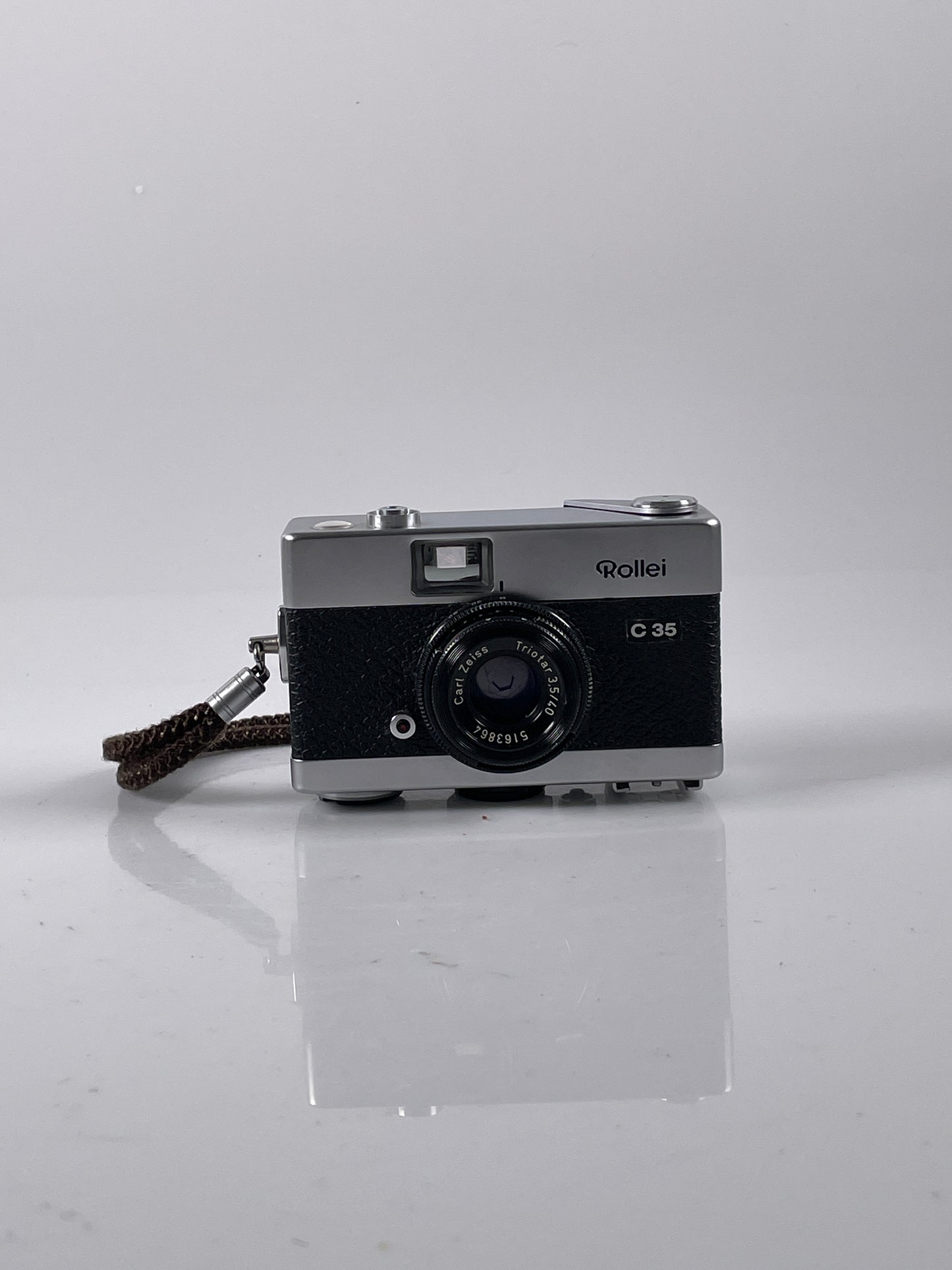 Rollei C35 40mm Triotar f3.5 Lens Chrome - FilmFurbish