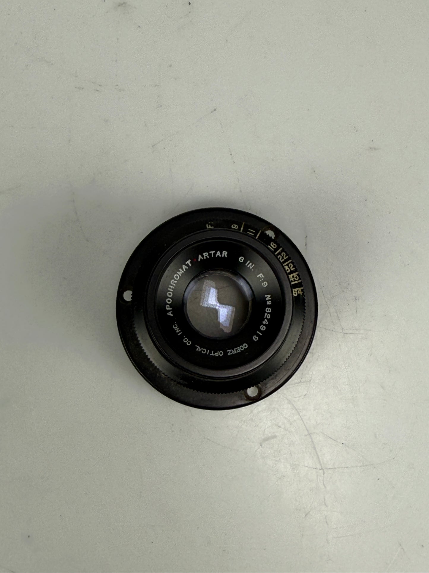 Goerz 6in f9 Apochromat Artar Barrel Lens