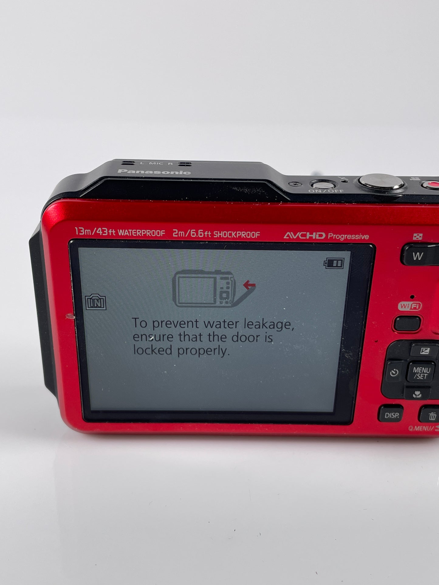 Panasonic Lumix Adventure DMC-TS6 16.1 Megapixel Waterproof Digital Camera Red