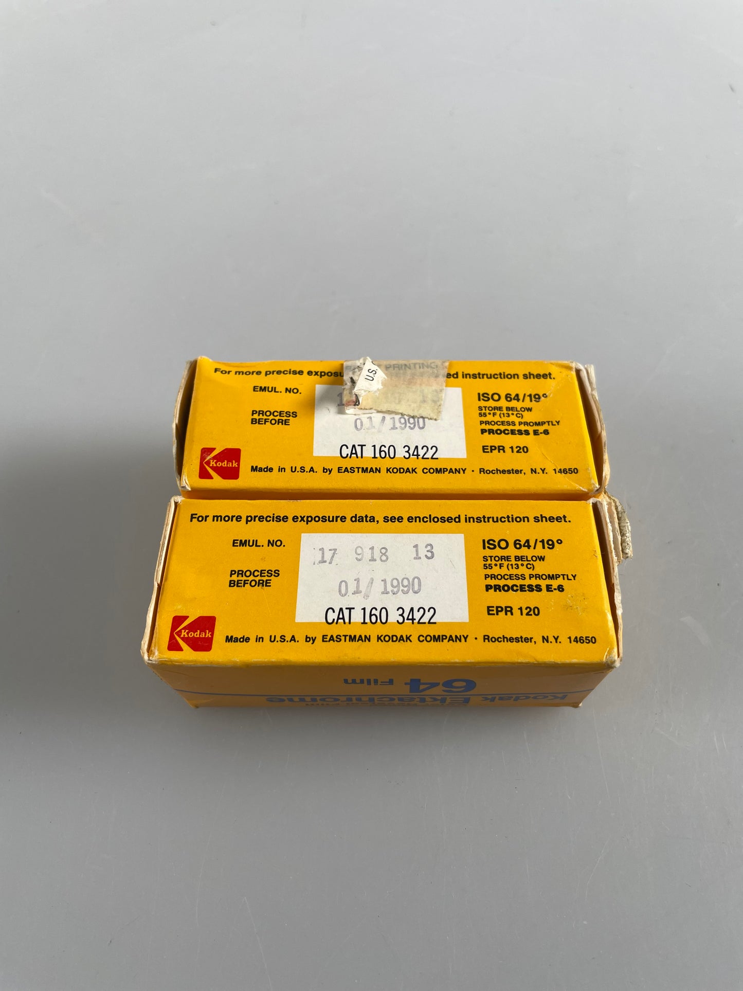 Kodak Ektachrome 64 EPR Film 2 rolls 120 medium format