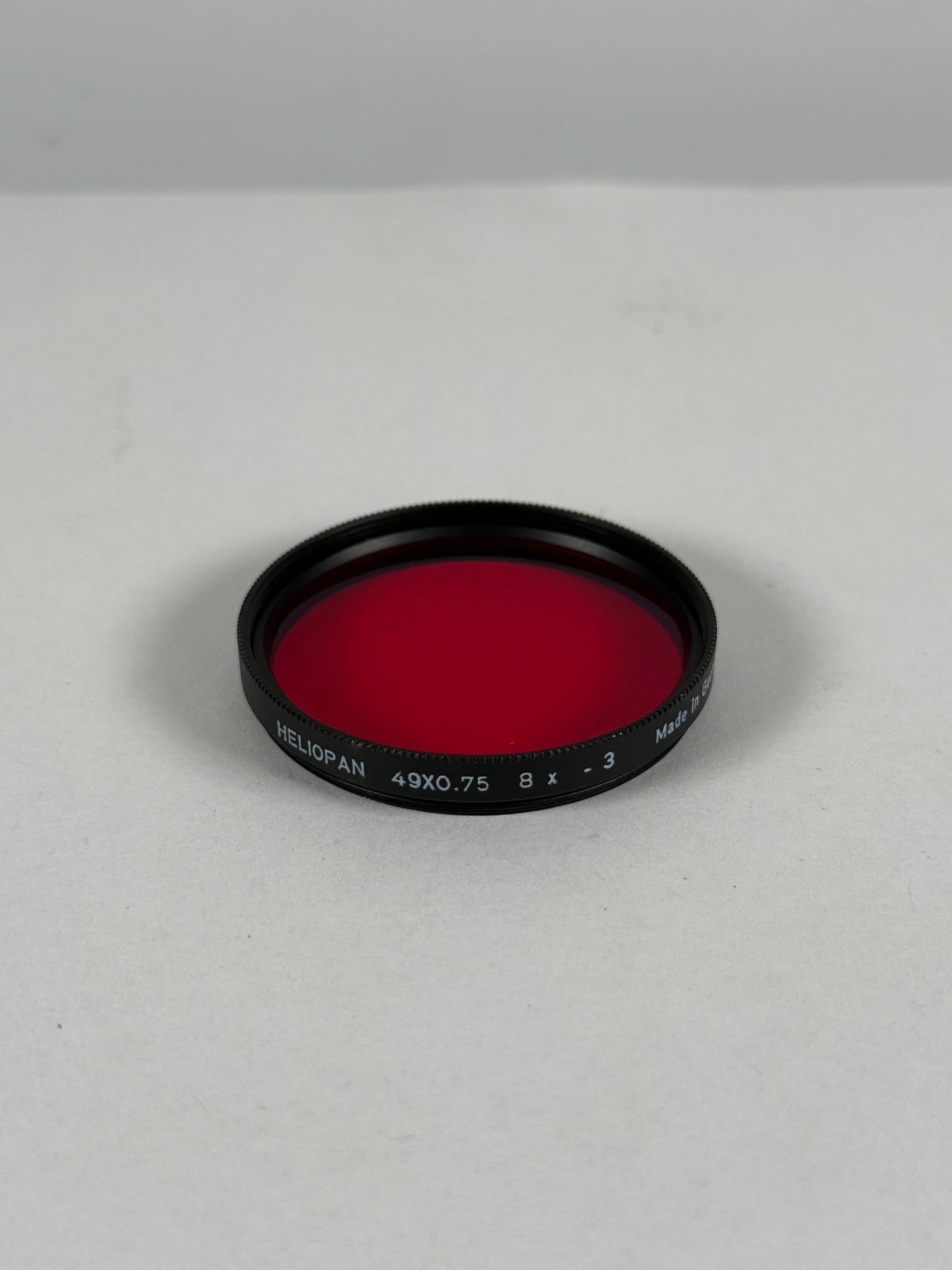 Heliopan 49mm Red Filter 0.75 8x -3