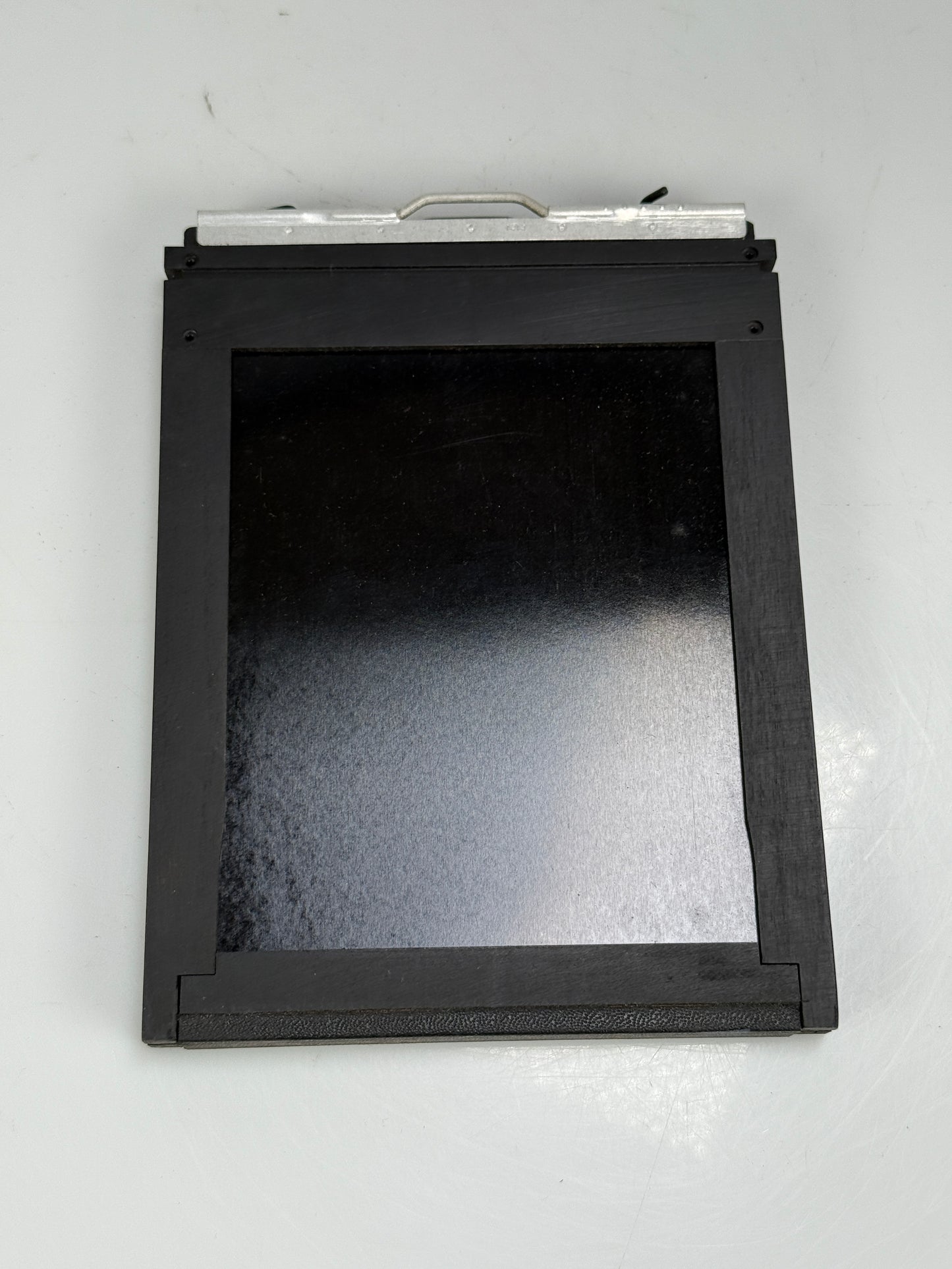 Excellent in box Genuine Folmer Graflex Graphic SLOTTED 4x5 Cut Film Holder with Darkslides