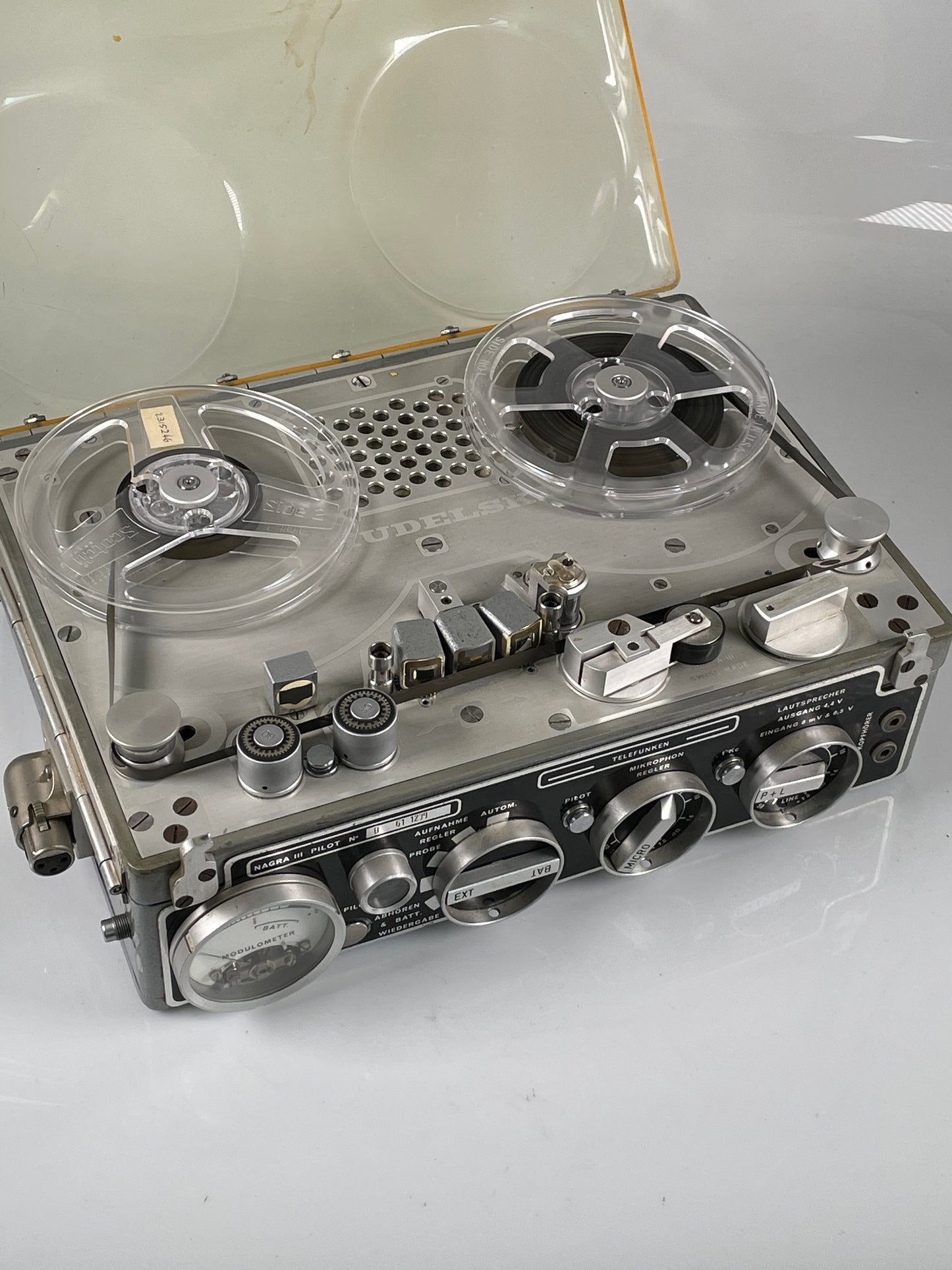 Kudelski Nagra III Pilot N Reel to reel field tape recorder RARE