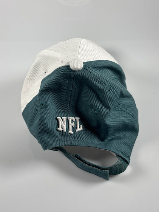 Philadelphia Eagles NFL White and Green Hat Embroidered Logo