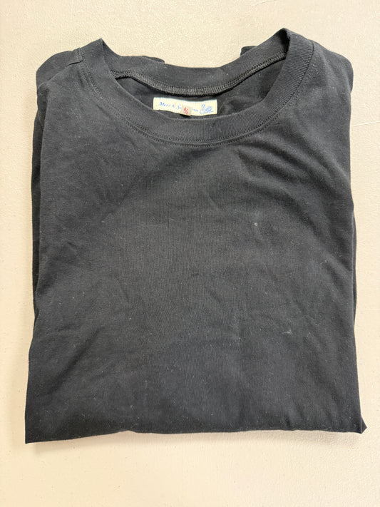 Merz B Schwanen T-Shirt Size 6 (L) Black Loopwheeled Made in Germany