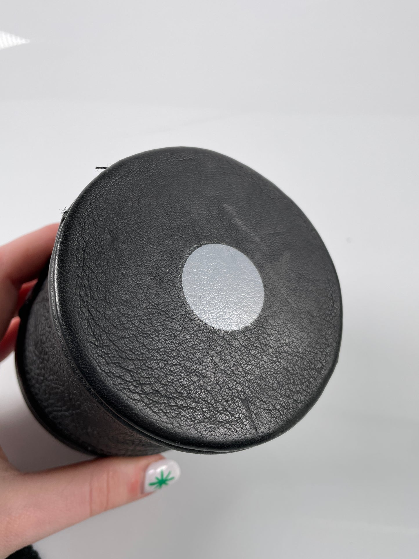 Leica E. Leitz Black Leather Lens Case for R lens