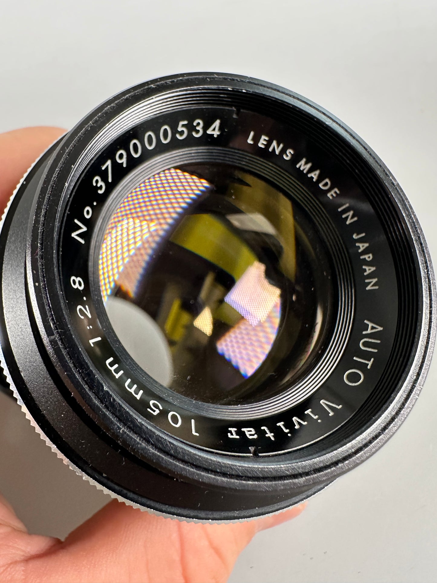 Vivitar Auto 105mm f2.8 lens Exakta mount lens