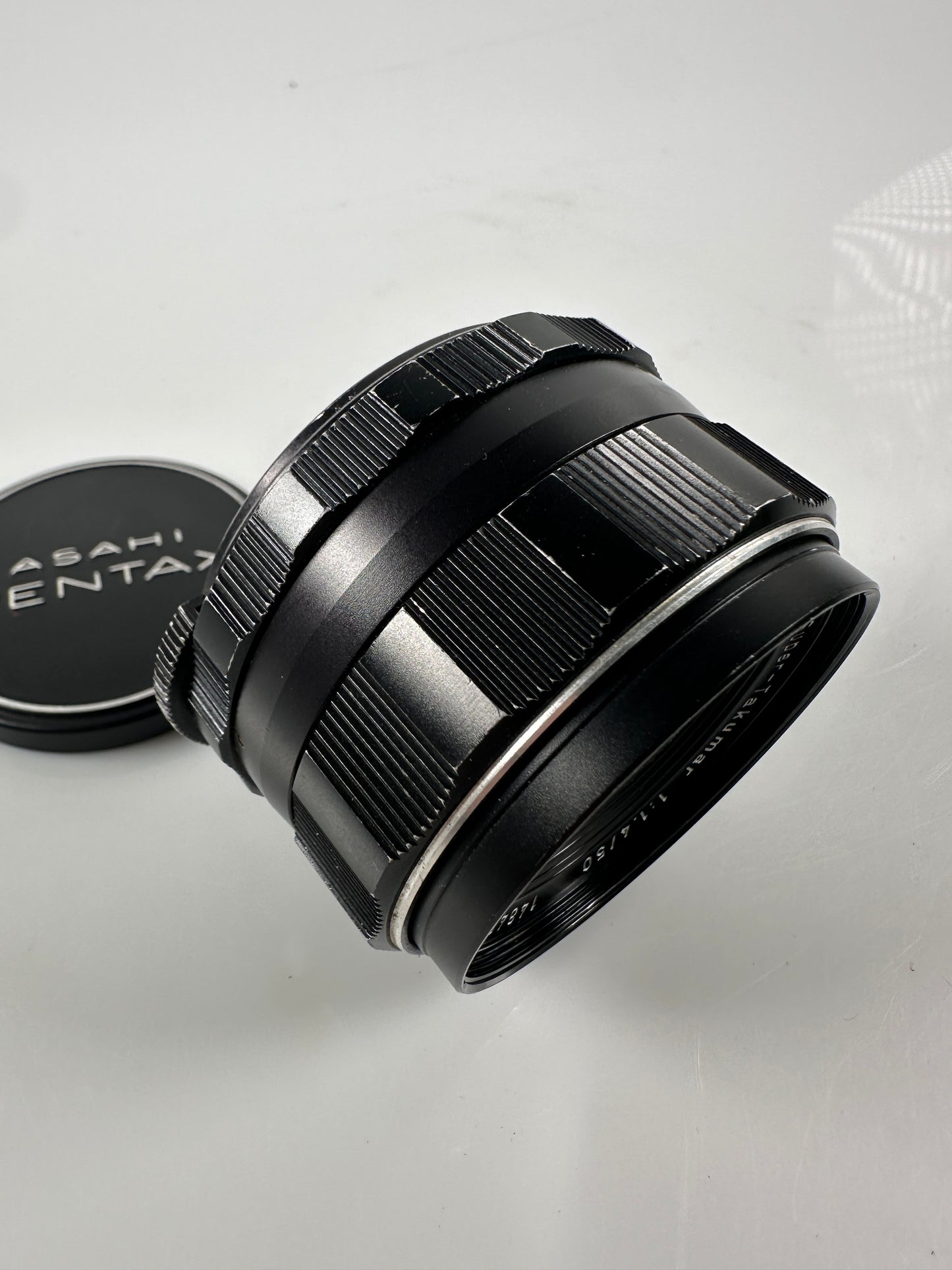 Pentax 50mm F/1.4 M42 8 elements Asahi Super Takumar Lens black