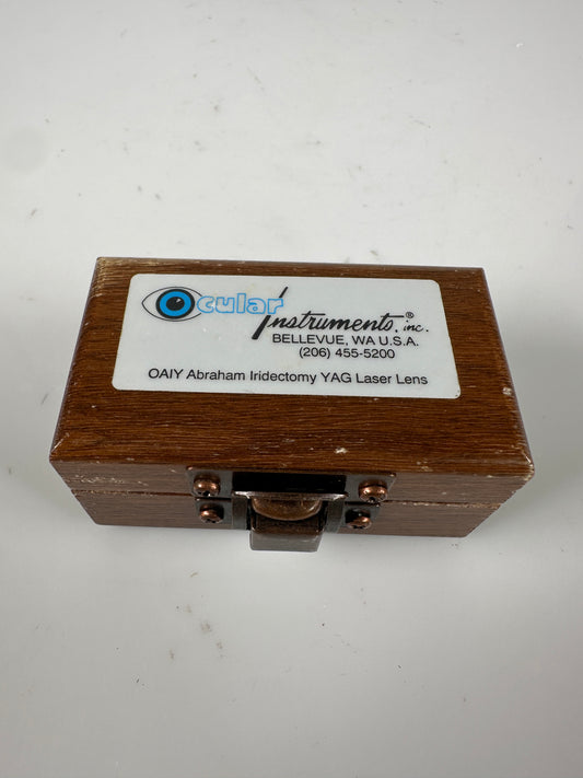 OCULAR INSTRUMENTS Three Mirror Universal Laser 20mm OD Lens with case
