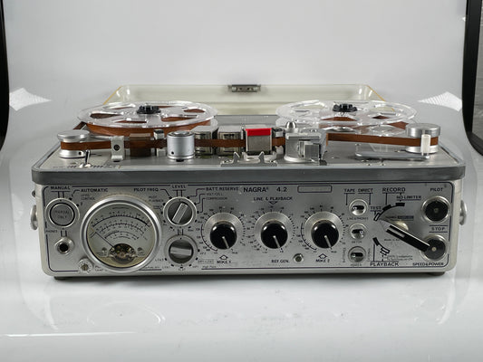 Kudelski Nagra 4.2 Reel to reel field tape recorder RARE