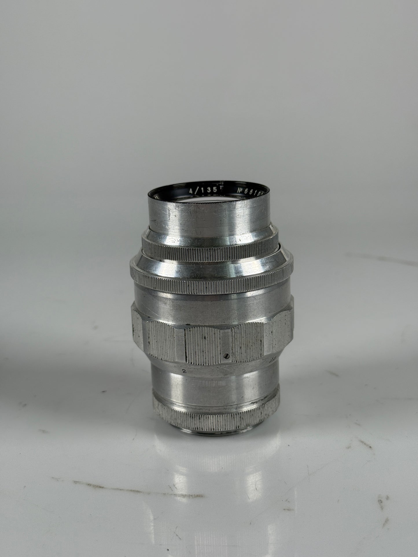 JUPITER 11 Soviet Vintage lens 135mm f4 Mount M42 - Silver Telephoto lens
